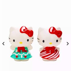 Hello Kitty Holiday Salt & Pepper Shakers Set of Two